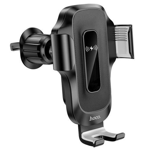 Тримач HOCO Wise  wireless fast charging car holder HW2 (air outlet) |5-15W| black