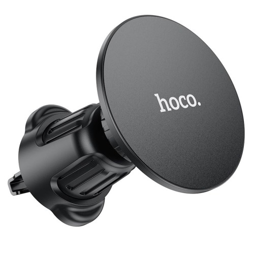 Тримач HOCO Fine jade ring magnetic car holder H12 (air outlet) black