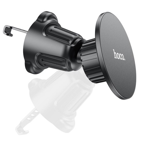 Тримач HOCO Fine jade ring magnetic car holder H12 (air outlet) black