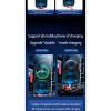 Тримач Auto open-close Transparent Wireless Charger XYJ A6 |15W, RGB| transparent-black