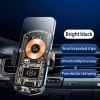 Тримач Auto open-close Transparent Wireless Charger XYJ A6 |15W, RGB| transparent-black