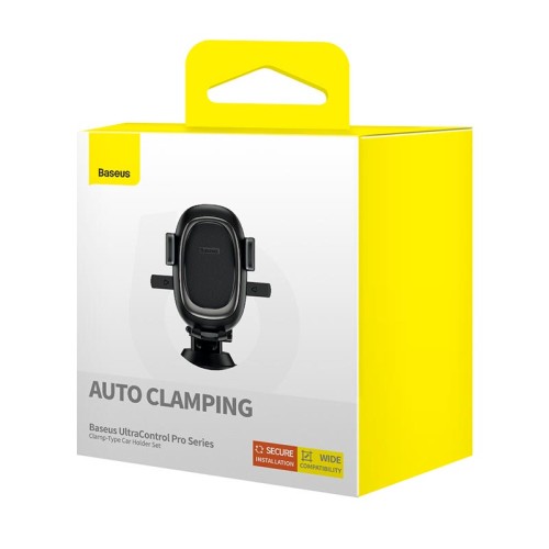 Тримач Baseus UltraControl Pro Series Clamp-Type Car Holder Set |5.4-7.2"| black