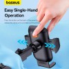 Тримач Baseus UltraControl Go Series Clamp-Type Phone Holder (Suction Cup Version) |5.4-7.2"| black