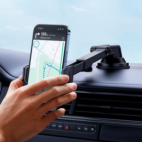 Тримач Baseus UltraControl Go Series Clamp-Type Phone Holder (Suction Cup Version) |5.4-7.2"| black