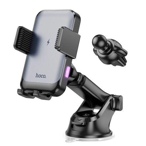 Тримач HOCO Climber smart wireless charging car holder HW9 |15W| black