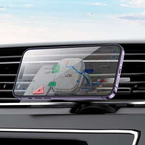 Тримач HOCO Brilliant magnetic car holder H29 (air outlet) black