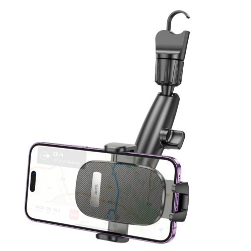 Тримач HOCO Waves rearview mirror car holder H17 |4.7-7"| black