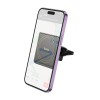 Тримач HOCO Precious ring magnetic car holder H46 (air outlet) |4.5-7"| black