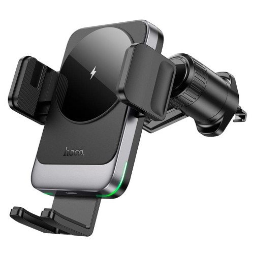 Тримач HOCO Speed wireless fast charging car holder HW13 (air outlet) |15W, 4.5-7"| black