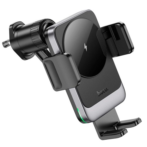 Тримач HOCO Speed wireless fast charging car holder HW13 (air outlet) |15W, 4.5-7"| black