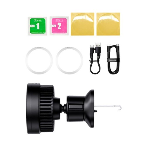 Тримач Baseus MagPro Magnetic Wireless Charging Car Mount Air Vent Version 15W black