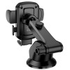 Тримач HOCO Gamble one-button car holder H65 (center console) |4.5-7"| black