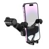 Тримач HOCO Gamble gravity linkage car holder H66 (air outlet) |4.5-7"| black