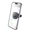 Тримач HOCO Crown magnetic car holder (air outlet) H72 |4.5-7"| black