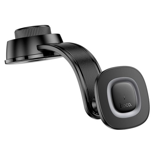 Тримач HOCO Crown magnetic wireless charging car holder (center console) HW31 |4.5-7", 15W| black