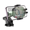 Тримач HOCO Crown push-type wireless charging car holder (center console) HW32 |4.5-7", 15W| black