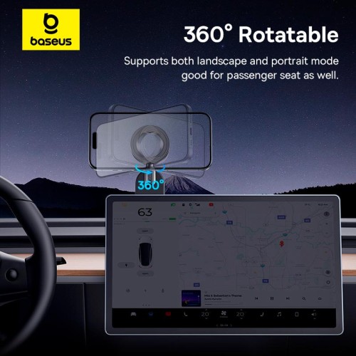 Тримач Baseus PrimeTrip Series Go Magnetic Car Phone Mount (Stick-on Type) C02 black