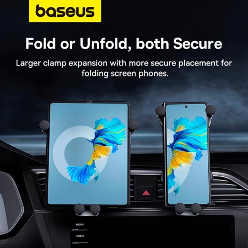 Тримач Baseus UltraControl Mega Series Folding Screen Phone Car Mount black