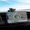 Тримач HOCO View folding magnetic ring car holder(center console) H77 black