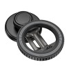 Тримач HOCO View folding magnetic ring car holder(center console) H77 black