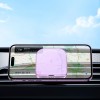 Тримач HOCO Crystal magnetic wireless fast charging car holder HW17 (air outlet) |15W| grey