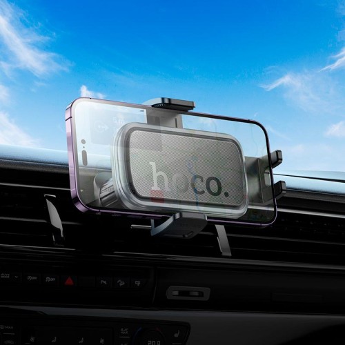 Тримач HOCO Vista push-type car holder H78 (air outlet) |4.5-7"| grey
