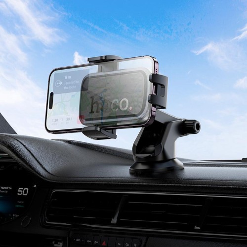 Тримач HOCO Vista push-type car holder H79 (center console) |4.5-7"| grey