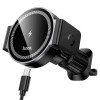 Тримач HOCO Power electric magnetic wireless fast charging car holder (air outlet) HW35 |15W| black