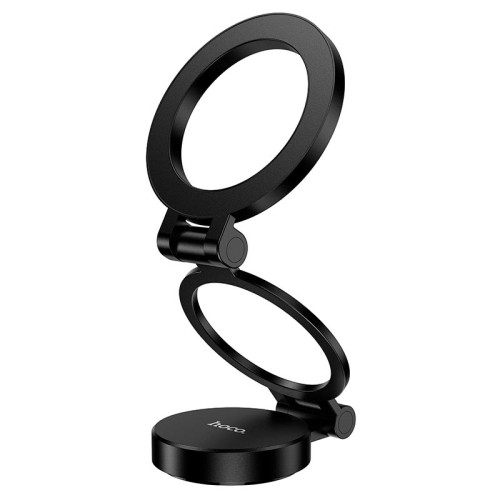 Тримач HOCO Rider folding Ring Magnetic Car holder H98 (center console) black