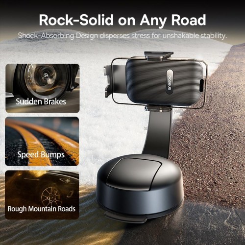 Тримач BASEUS PrimeTrip C03 Air Clamping Car Mount (Suction Cup Version) black