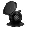 Тримач HOCO Daisy magnetic ring car holder H103 (center console) black