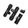 Мікрофон HOCO Type-C/Lightning Fair wireless microphone L20A |2.4G, 5-15m, 3-4h| black