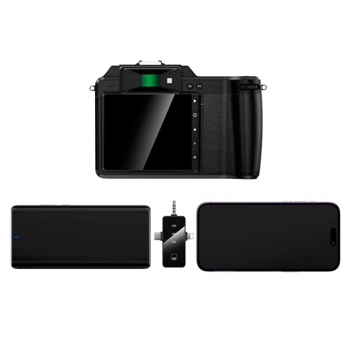 Мікрофон HOCO Fair wireless microphone L20B (iP/Type-C/3.5) |ENC, 2.4G| black