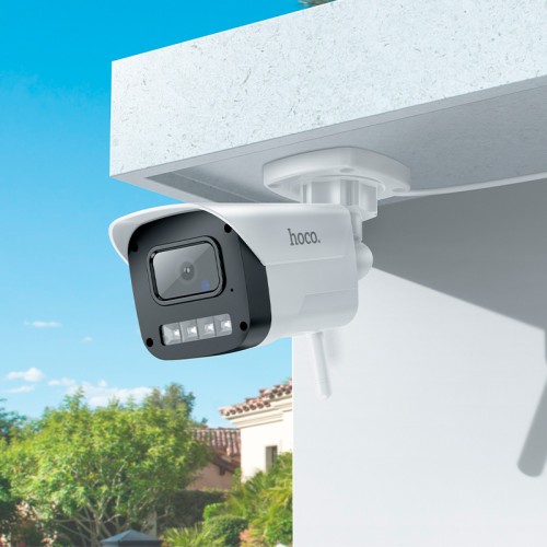 Камера відеомоніторінгу HOCO Outdoor gun-type HD camera D4 |2MP, FHD, Infrared| white