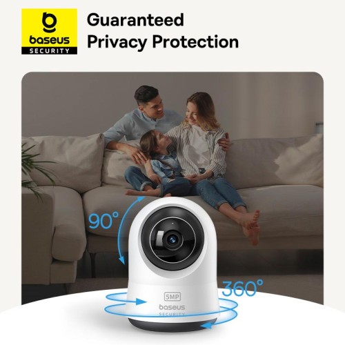 Камера відеоспостереження Baseus Security P1 Pro Indoor Camera 3K |8x Zoom, 5MP, 3K| white