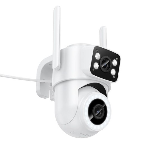 Камера відеоспостереження HOCO D9 outdoor PTZ HD camera |Full HD 2MP, WiFi 2.4G, IP65| white