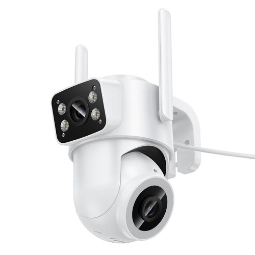 Камера відеоспостереження HOCO D9 outdoor PTZ HD camera |Full HD 2MP, WiFi 2.4G, IP65| white