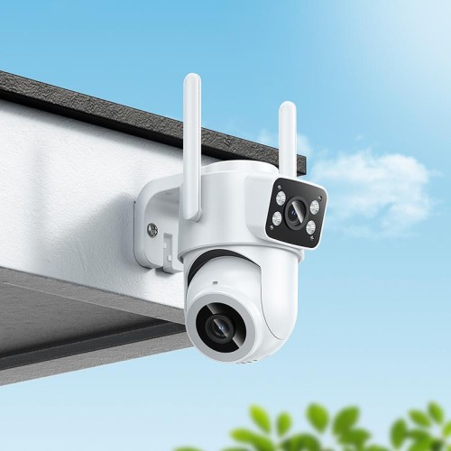 Камера відеоспостереження HOCO D9 outdoor PTZ HD camera |Full HD 2MP, WiFi 2.4G, IP65| white