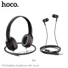 Пара навушників Накладні і вставні HOCO Enlighten W24 black-red