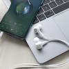 Навушники HOCO Passion in-line control eaphones with mic M66 Hi-Res white