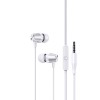 Hавушники USAMS 3.5mm In-ear Earphone  1.2m EP-42 US-SJ475 white