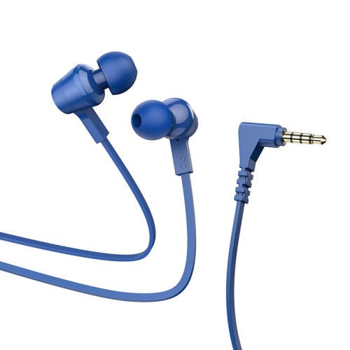 Навушники HOCO Oceanic universal earphones with mic M86 white