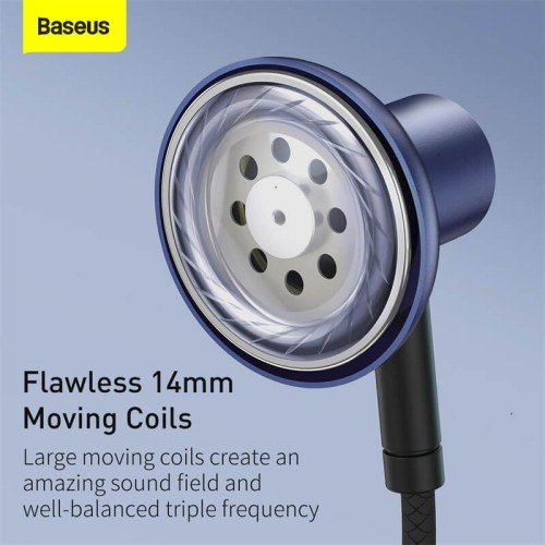 Навушники BASEUS Encok 3.5mm Wired Earphone H19 (NGH19-03) black
