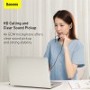 Навушники BASEUS Encok 3.5mm Wired Earphone H19 (NGH19-03) black