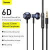 Навушники BASEUS Encok 3.5mm Wired Earphone H19 (NGH19-03) black