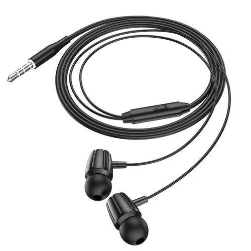 Навушники HOCO Graceful universal earphones with mic M88 black