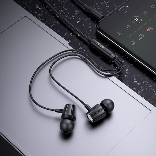 Навушники HOCO Graceful universal earphones with mic M88 black