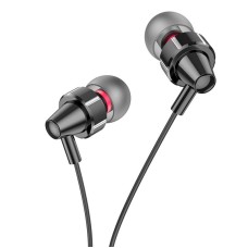 Навушники HOCO Delight wired digital earphone with microphone M90 |1.2M| black