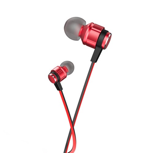 Навушники HOCO Platinum sound universal earphone with mic M85 silver