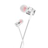 Навушники HOCO Platinum sound universal earphone with mic M85 silver